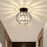 Crystal Lantern LED Ceiling Light for Hallway